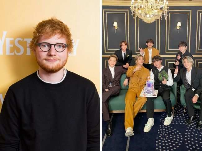 ​It is uncertain if BTS's new song with Ed Sheeran will be included in the CD version of 'Butter​'.
