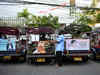 Politically active K-pop fans step in to help Bangkok's distinctive tuk tuk drivers