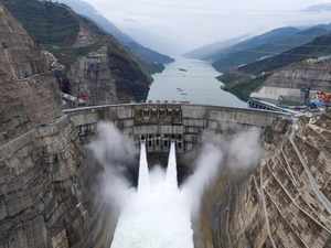 The Baihetan hydropower plant