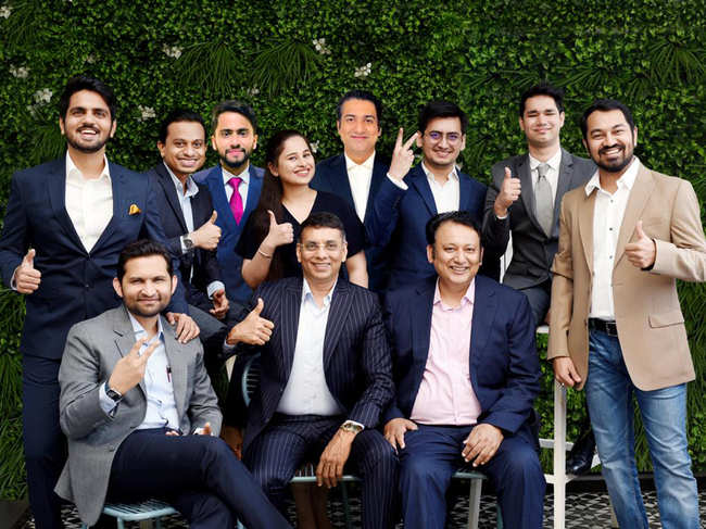 (Seated left to right) Anuj Golecha, Anil Jain, Dr Apoorva Ranjan Sharma | (Standing left to right) Soham Avlani, Rajesh Mani, Ankit Jain, Samiksha Agarwal, Abhijeet Pai, Gaurav Jain, Noah Burges and Rishabh Golchha
