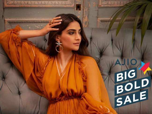Sonam Kapoor Ahuja has tied up with the fashion e-retailer for the AJIO Big Bold Sale from July 1-5