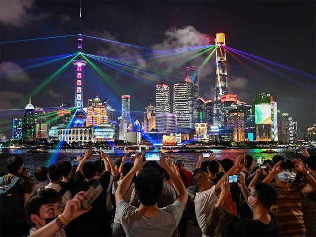 ​Light show in Shanghai