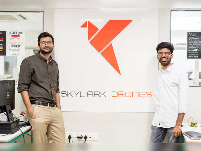 Mrinal Pai and Mughilan Ramasamy, Skylark Drones