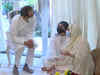 CM Uddhav Thackeray consoles Saira Banu after Dilip Kumar’s demise
