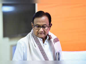 New Delhi: Senior Congress leader P. Chidambaram during a press conference, at A...