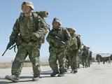 Russia against United States troops in Central Asia near Afghanistan