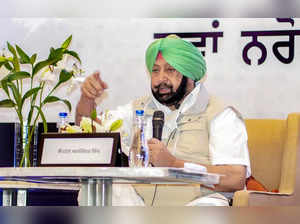 Chandigarh: Punjab Chief Minister Capt Amarinder Singh addresses media on the ac...