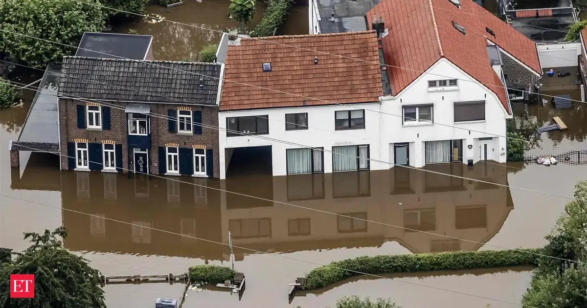 As floods hit western Europe, scientists say climate change hikes heavy ...