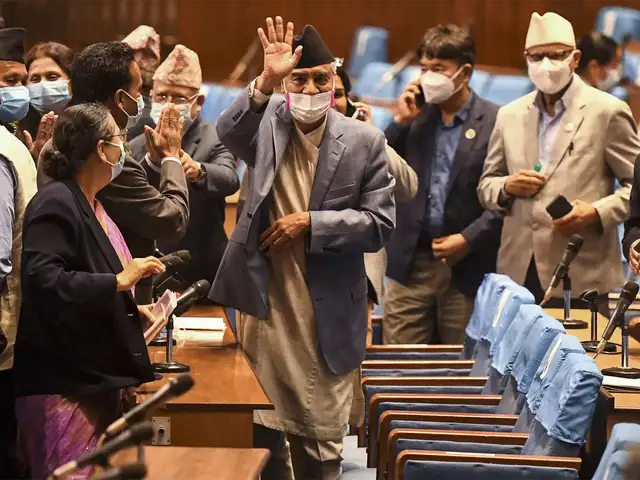 PM Modi congratulates Nepal PM for winning vote of confidence - ​"Looking  forward" | The Economic Times