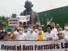 Congress MPs protest inside Parliament complex, demand repeal of new agri laws