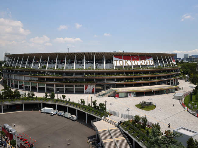 ​General view of Olympic Stadium in Shinjuku City, Tokyo, Japan​.​