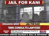 Kanimozhi being taken to Tihar Jail