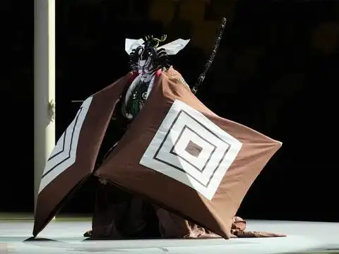 ​An actor performs