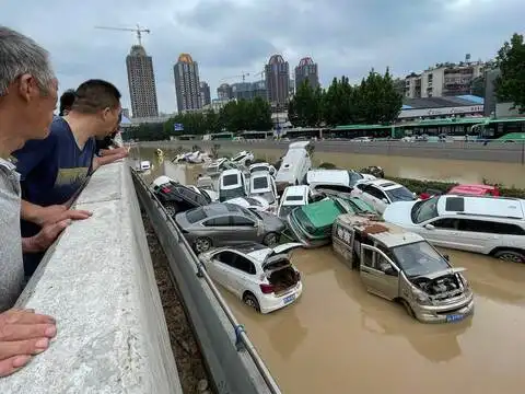 ​Streets turned into rivers
