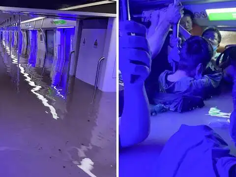 ​Submerged subway car