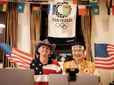 ​Ishikawa with her American husband