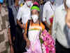Olympic Medallist Mirabai Chanu arrives at Delhi airport