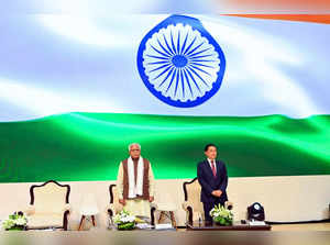 Gurugram: Chief Minister of Haryana Manohar Lal Khattar and Seon Seob Kim, MD & ...