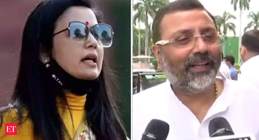 Mahua Moitra-Nishikant Dubey Face off: As BJP MP uses obscene language, TMC  MP digs deep into his qualifications