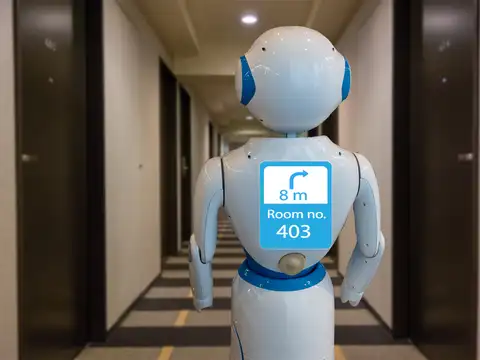 Robot hospitality is not new