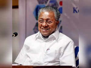 Thiruvananthapuram: Kerala Chief Minister Pinarayi Vijayan during a press confer...