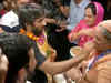 Haryana: Olympics Bronze medalist wrestler Bajrang Punia receives a rousing welcome from his family