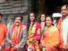 Watch: Olympian PV Sindhu visits temple in Tirumala