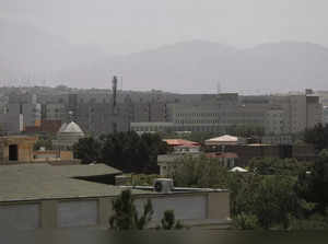 Kabul: The U.S. Embassy buildings are seen in Kabul, Afghanistan. The last-minut...