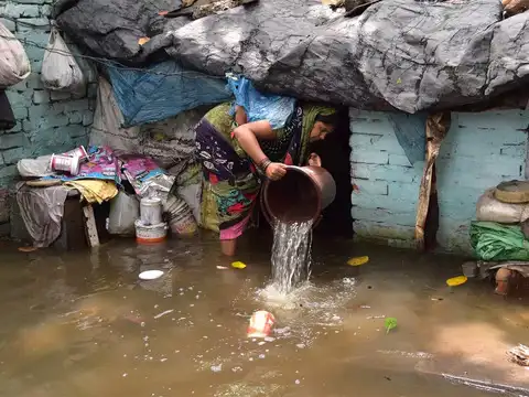 Removing water