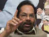 Opposition's unity is to promote dynasty politics: Mukhtar Abbas Naqvi