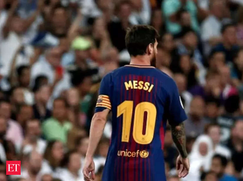 Barcelona cannot Messi's number 10 jersey - Economic Times
