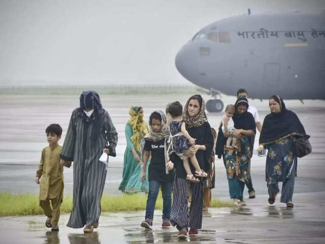 Indian nationals arrive in Ghaziabad