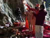 J&K: Chhari Mubarak of Lord Shiva reaches Amarnath shrine, prayers offered