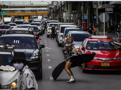Bangkok goes quiet