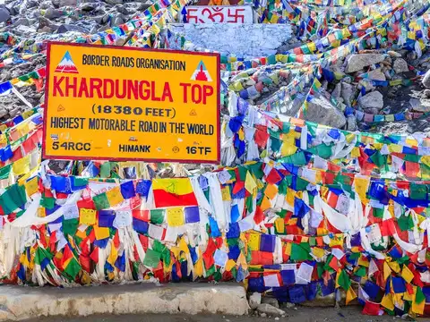​Higher than Khardungla Pass