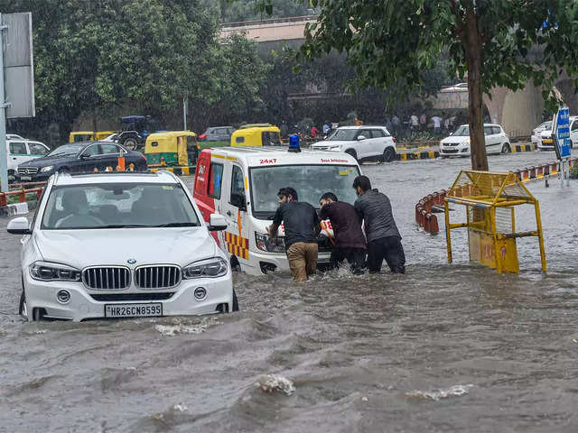 ​Cars stuck in snarls