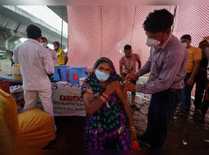 Coronavirus disease (COVID-19) vaccination drive in Delhi