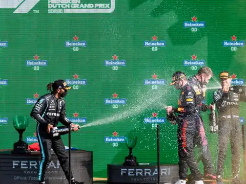 Hamilton finishes second