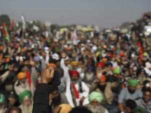 Karnal farmers protest