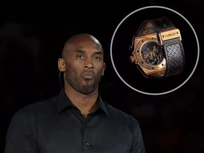 Limited-edition 18K rose gold Hublot watch designed and signed by Kobe ...