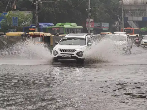 Extensive waterlogging