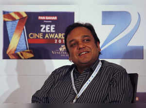 Goenka, CEO and MD of Zee Entertainment Enterprises, attends news conference before Zee Cine Awards in Macau