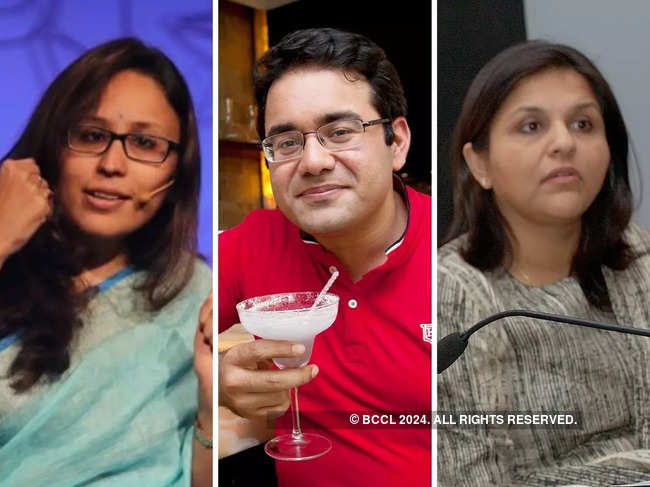 In pic (left to right): Radhika Gupta, Kunal Bahl and Dr Sangita Reddy