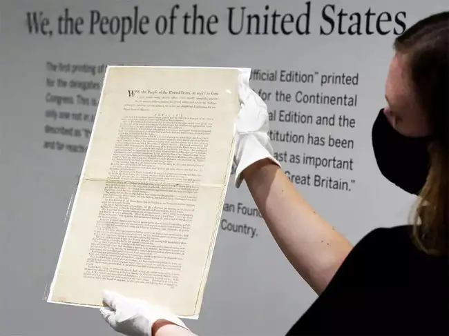 Rare copy of US constitution, signed in 1787, to go under the hammer ...