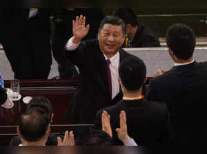 Beijing: Chinese President Xi Jinping waves as he attends a gala show ahead of t...