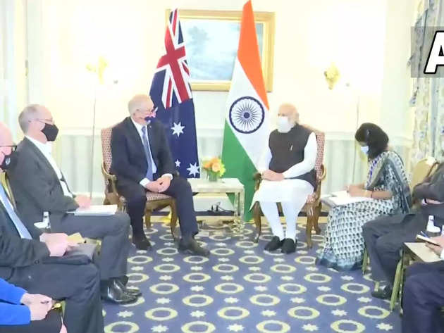 PM Modi US Visit Updates: PM Modi meets Australian counterpart Scott Morrison