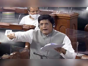 **EDS: VIDEO GRAB** New Delhi: Union Commerce and Industry Minister Piyush Goyal...