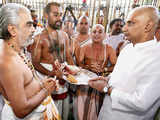 Andhra CM at Tirumala