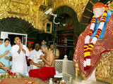 Praful Patel at Shirdi