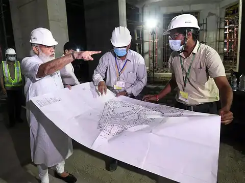 The centrepiece of the Central Vista project
